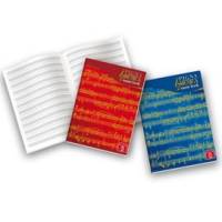Maxiquaderno Musica - 21 x 29,7 cm - 32 fogli - 100 gr - 12 pentagrammi - conf. 10 pezzi - Pigna - 0408197IN - 8005235108950 - DMwebShop