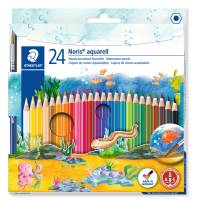 Matite colorate Noris aquarell - astuccio 24 colori - Staedtler - 144 10NC2412 - 4007817144282 - DMwebShop