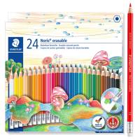 Pastelli colorati Noris cancellabile 144 50 - astuccio 24 matite - Staedtler - 14450NC24 - 4007817144329 - DMwebShop