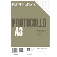 Fogli protocollo - A4 commerciale - 60 gr - conf. 200 pezzi - Fabriano 02910560