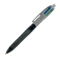 Penna a sfera a scatto 4 Colors Grip Pro - punta 1 mm - nero, blu, rosso, verde - Bic - 8922931 - 3086123372382 - DMwebShop