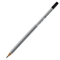 Matita di grafite Grip 2001 - gradazione HB - triangolare - con gommino - conf. 12 pezzi - Faber Castell - 117200 - 4005401172000 - DMwebShop
