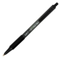 Penne a sfera a scatto Soft Feel - punta 1 mm - nero - conf. 12 pezzi - Bic - 837397 - 70330914360 - DMwebShop
