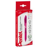 Roller a scatto Energel x BL 107 - punta 0,7 mm - astuccio 4 colori assortiti - Pentel - 0100786 - 8006935007864 - DMwebShop
