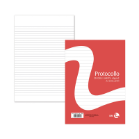 Foglio protocollo - A4 - 1 rigo - 60 gr - conf. 20 pezzi - BM - 0100258 - 8008234002588 - DMwebShop