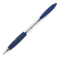 Penna a sfera a scatto Atlantis Classic punta 1 mm blu - 6885