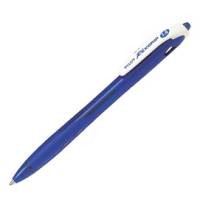 Penna a sfera a scatto Rexgrip Begreen punta 1,6 mm blu - 6912