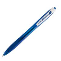 Penna a sfera a scatto Rexgrip Begreen punta 1 mm blu - 6906