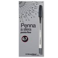 Penna a sfera - con cappuccio - punta fine 0,7 mm - nero - conf.50 pezzi - Starline - STL1105. - 8025133030566 - DMwebShop