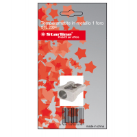 Temperamatite senza contenitore - 1 foro - in metallo - Starline - STL2304. - 8025133019776 - DMwebShop