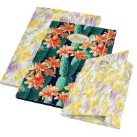 Cartellina Nature Flowers - 26 x 34,5 cm - 3 lembi - con elastico - conf. 6 pezzi - Pigna - 00547973L - 8005235354623 - DMwebShop