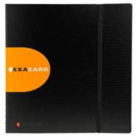 Portabiglietti da visita Exacard - 320 posti - 26,5 x 25 cm - nero - Exacompta - 75234E - 3130630752349 - DMwebShop