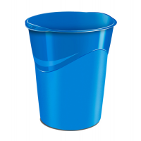 Cestino Gloss - altezza 33,4 cm - Ø 30,5 cm - 14 lt - blu oceano - Cep 1002800351
