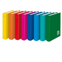 Raccoglitore One Color - A4 - 26 x 32 cm - dorso 4 cm - 4 anelli 30 mm - colori assortiti - conf. 6 pezzi - Blasetti - 2400 - 8007758124004 - DMwebShop