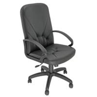 Poltrona direzionale Dante P - con ruote e braccioli - nero - Unisit - DNP/KN - 8050043748591 - DMwebShop