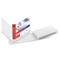 Raccoglitore personalizzabile Stelvio TI - 4 anelli a D - Ø 40 mm - dorso 4 cm - 42 x 30 cm - A3 album - bianco - Sei Rota - 36405001 - 8004972026244 - DMwebShop