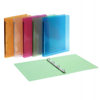 Raccoglitore Lumina - PPL 4 anelli tondi Ø 15 - dorso 2 cm - f.to utile 22 x 30 cm - colori assortiti - conf. 20 pezzi - Favorit - 400066844 - 8006779000496 - DMwebShop