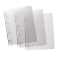 Raccoglitore Lumina - PPL - 4 anelli tondi - Ø 30 - dorso 4 cm - f.to utile 22 x 30 cm - trasparente - Favorit - 400083623 - 8006779003398 - DMwebShop