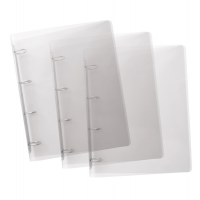 Raccoglitore Lumina - PPL - 4 anelli tondi - Ø 30 - dorso 4 cm - f.to utile 22 x 30 cm - trasparente - Favorit - 400083623 - 8006779003398 - DMwebShop