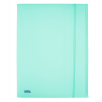 Cartella 3L con elastico Pastel - PPL - 24 x 33 cm - celeste - Favorit - 400116601 - 8006779022214 - DMwebShop