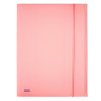 Cartella 3L con elastico Pastel - PPL - 24 x 33 cm - cipria - Favorit - 400116603 - 8006779022375 - DMwebShop
