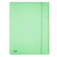 Cartella 3L con elastico Pastel - PPL - 24 x 33 cm - smeraldo - Favorit - 400116604 - 8006779022542 - DMwebShop