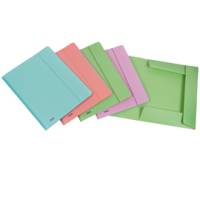 Cartella 3L con elastico Pastel - PPL - 24 x 33 cm - colori assortiti - conf. 20 pezzi - Favorit - 400115580 - 8006779020807 - DMwebShop