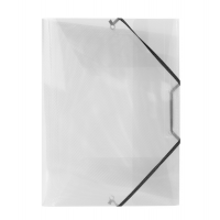 Cartella 3L con elastico Lumina - 22 x 30 cm - trasparente - dorso 3 - Favorit 400116645