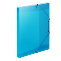 Cartella 3L con elastico Lumina - 24 x 32 cm - blu - dorso 2,5 - Favorit - 400116646 - 8006779023624 - DMwebShop