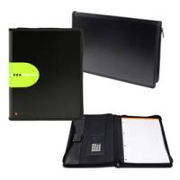 Conferenziere con calcolatrice Exawallet - PPL - 26,5 x 34 cm - nero - Exacompta - 55534E - 3130630555346 - DMwebShop