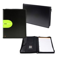 Conferenziere con calcolatrice Exawallet - PPL - 26,5 x 34 cm - nero - Exacompta - 55534E - 3130630555346 - DMwebShop