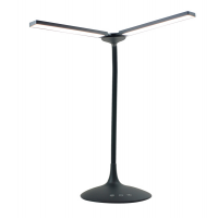 Lampada da tavolo a LED Twin - 34 x 36 x 18 cm - nero - Alba