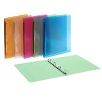 Raccoglitore Lumina 4 anelli tondi 15 mm 22 x 30 cm PP colori assortiti - 5917