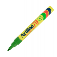 Marcatore permanente A 70 - punta tonda - 1,5 mm - verde - Artline - A70V - 4974052801334 - DMwebShop
