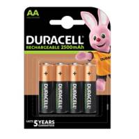 Pile AA ricaricabili - 2500 mAh - Precharged - blister 4 pezzi - Duracell - DU75 - 5000394057043 - DMwebShop