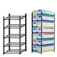 Scaffale RANG'ECO - modulo base - 5 ripiani - 100 x 70 x 200 cm - grigio - Paperflow - K605170 - 3660141140293 - DMwebShop