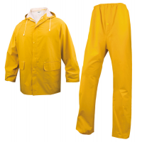 Completo impermeabile EN304 - giacca + pantalone - poliestere-PVC - taglia XXL - giallo - Deltaplus - EN304JAXX2 - 3295249128289 - DMwebShop