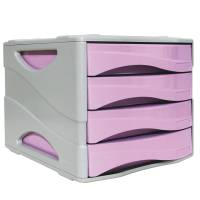 Cassettiera Keep Colour Pastel - 25 x 32 cm - cassetti 5 cm - grigio-lilla - Arda - 15P4PPASVI - 8003438022974 - DMwebShop