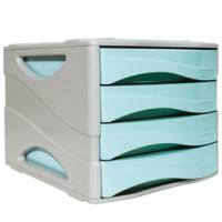 Cassettiera keep Colour Pastel - 25 x 32 cm - cassetti 5 cm - grigio-azzurro - Arda - 15P4PPASBL - 8003438022943 - DMwebShop