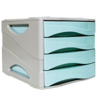 Cassettiera keep Colour Pastel - 25 x 32 cm - cassetti 5 cm - grigio-azzurro - Arda - 15P4PPASBL - 8003438022943 - DMwebShop