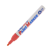 Marcatore perrmanente A 400 - a vernice - punta tonda - 2,3 mm - rosso - Artline - A400R - 4974052820021 - DMwebShop
