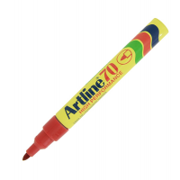 Marcatore permanente A 70 - punta tonda - 1,5 mm - rosso - Artline - A70R - 4974052801327 - DMwebShop