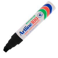Marcatore permanente A 100 - punta scalpello jumbo - 7,5 - 12 mm - nero - Artline - A100N - 4974052803307 - DMwebShop