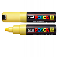 Marcatore a base d'acqua Uni Posca PC7M - punta tonda large - 4,5 - 5,5 mm - giallo - Uni Mitsubishi - M PC7M G - 4902778228265 - DMwebShop