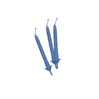 Candeline con supporto H 8 cm - celeste - conf. 12 pezzi - Big Party - 70402. - 8020834704020 - DMwebShop