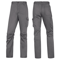 Pantalone da lavoro Panostrpa - sargia-poliestere-cotone-elastan - taglia XL - grigio-nero - Deltaplus - PANOSTRPAGNXG - 3295249230142 - DMwebShop