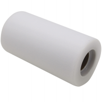 Tulle in rotolo - 12,5 cm x 25 mt - bianco - Big Party - 85037. - 8020834850383 - DMwebShop