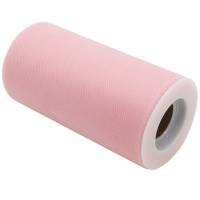Tulle in rotolo - 12,5 cm x 25 mt - rosa - Big Party - 85045. - 8020834850451 - DMwebShop