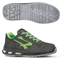 Calzatura di sicurezza Yoda S3 SRC Red Lion - pelle nabuk idrorepellente - numero 40 - grigio scuro-verde - U-power - RL20174-40 - 8033546361771 - DMwebShop