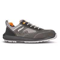 Calzatura di sicurezza Brezza S1P SRC RockeRoll - pelle scamosciata morbida - numero 37 - grigio - U-power - RR20196-37 - 8033546096659 - DMwebShop